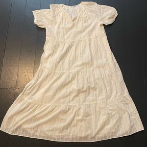 Madewell Flowy White Summer Dress